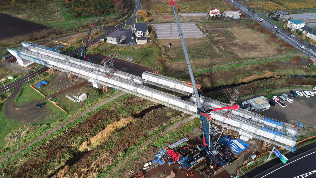 R1年度　登川大橋上部工事